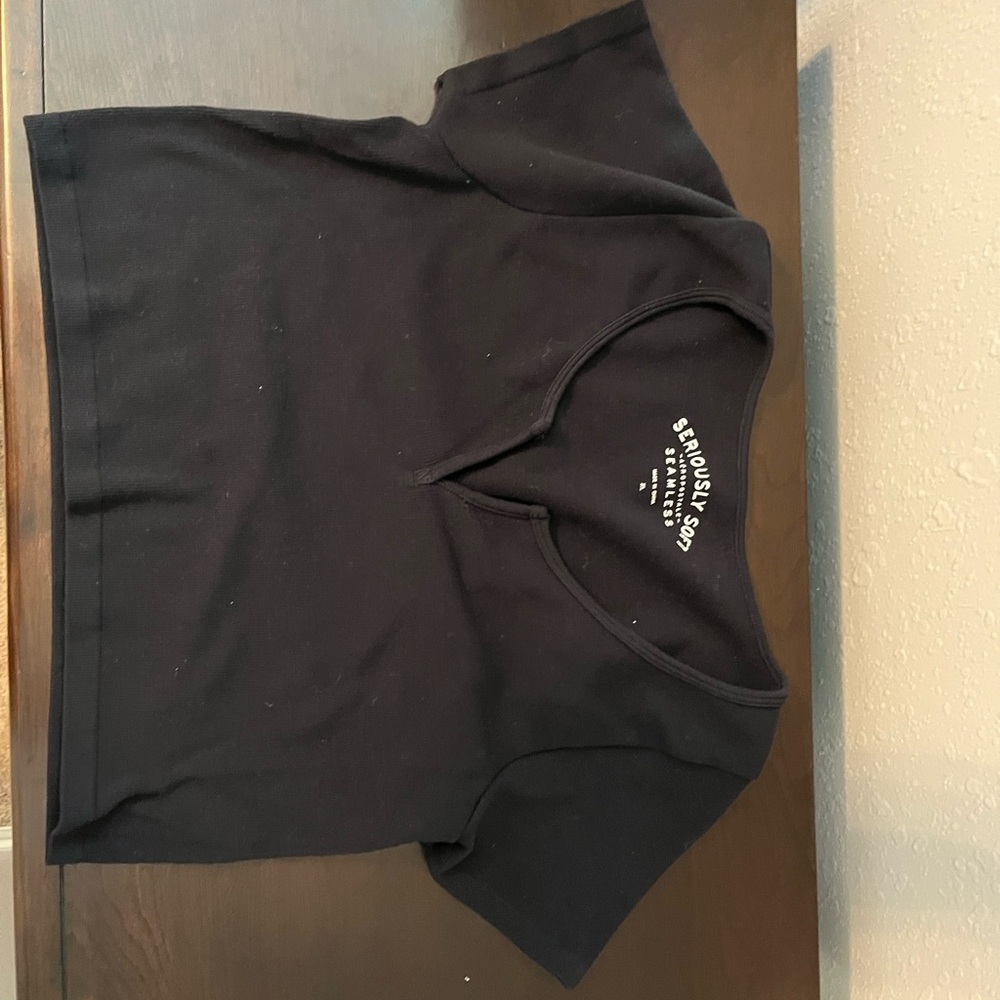 Aeropostale Black Short Sleeve Tee